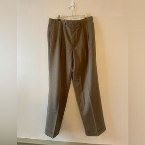 Vintage Ralph Lauren Dress Pants-dark green-olive color-size 36x32